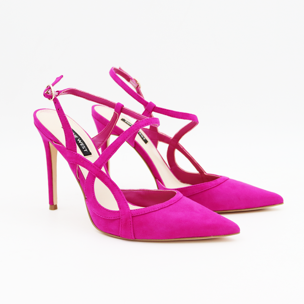 Stivaletti Nine West Cleeo Donna - Tacco 7,2cm - Pelle Scamosciata - Punta A Punta